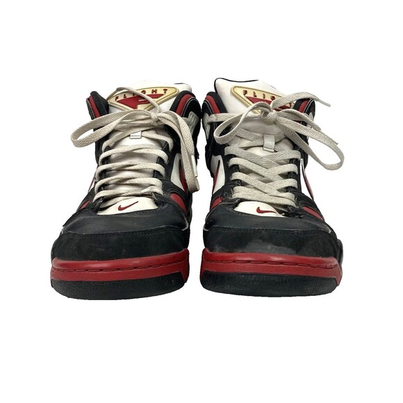 Nike Air Flight Falcon-Men\'s Sz 12 -Black/Red/White Basketball Shoes- 397204-066 main image 11